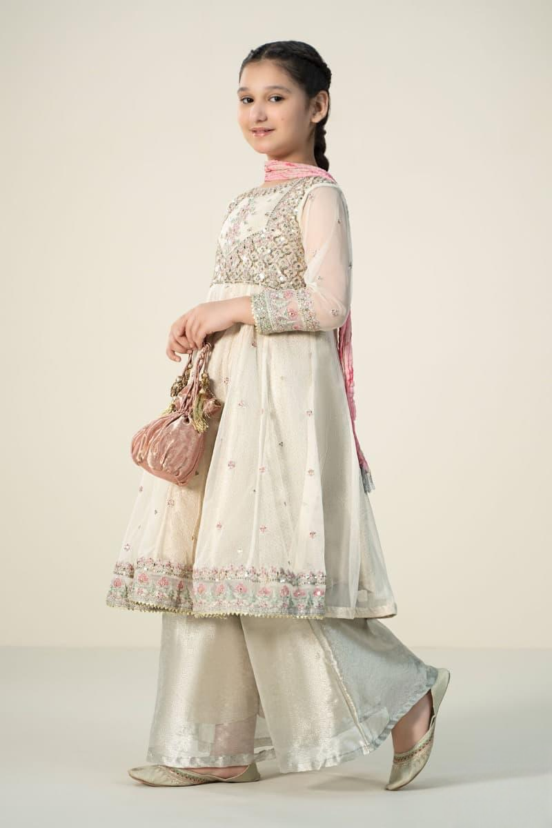 03 Piece Heavy Embroidered Chiffon Suit - Ready to Wear