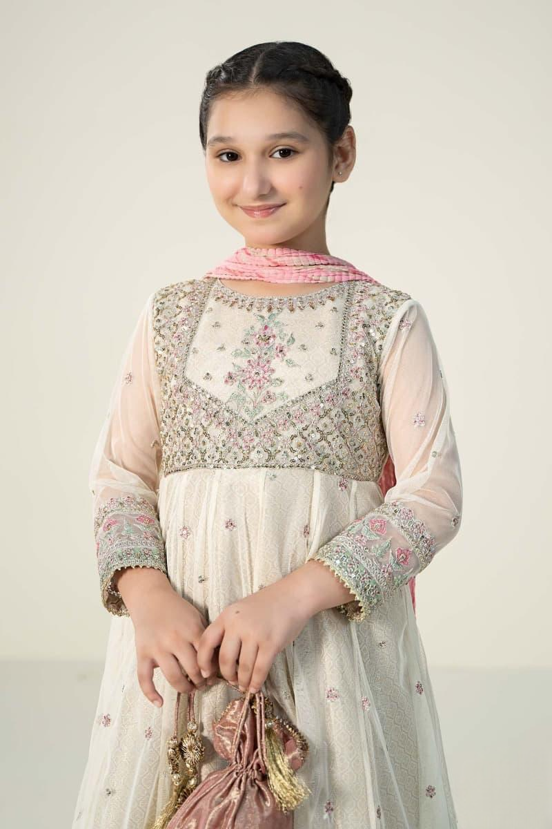 03 Piece Heavy Embroidered Chiffon Suit - Ready to Wear