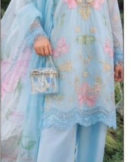 03-Piece Printed Lawn Suit - Ready To Wear