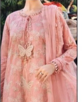 03-Piece Printed Lawn Suit - Ready To Wear