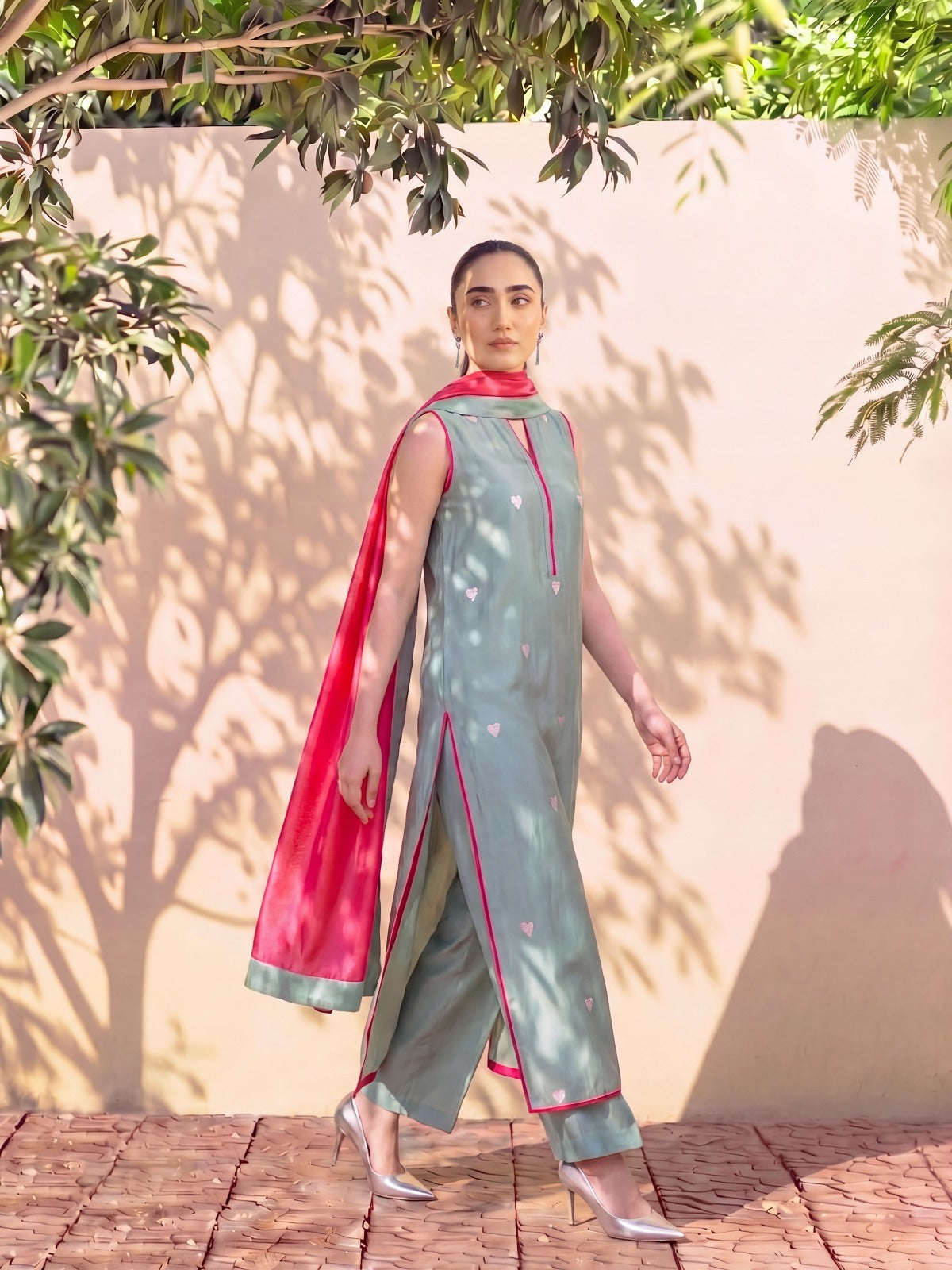 LINTA - MINT KURTA SET