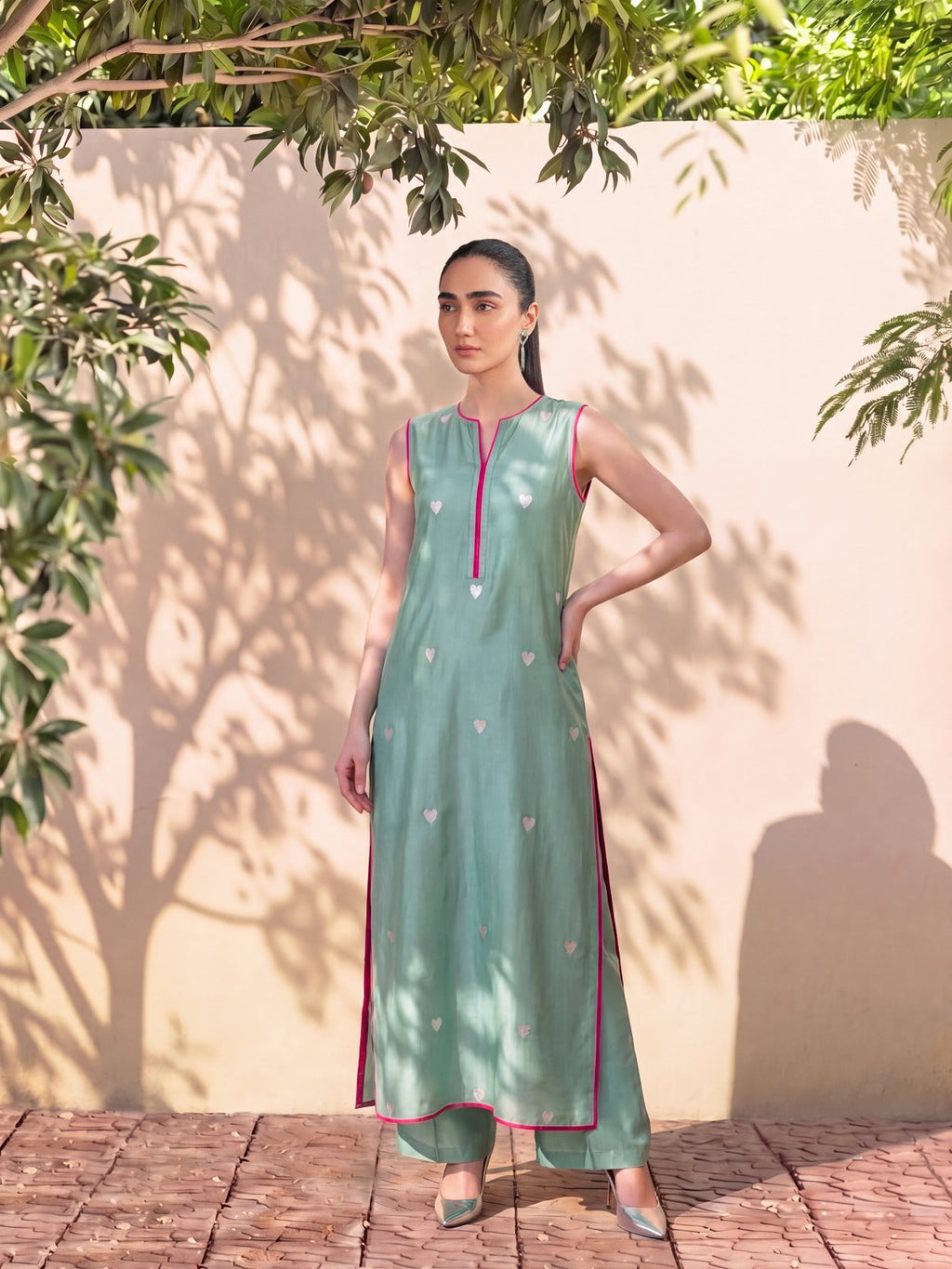 LINTA - MINT KURTA SET