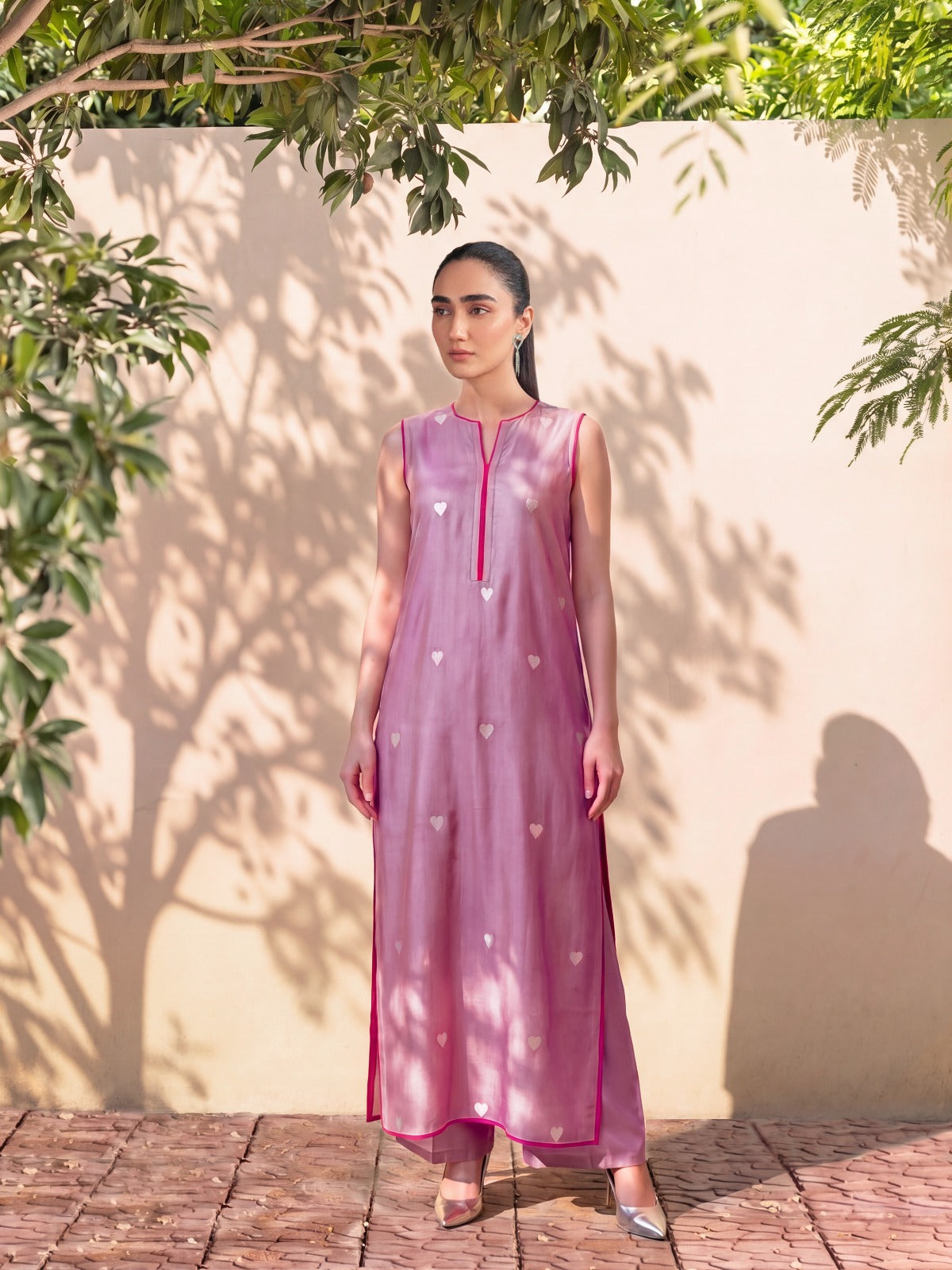 LINTA - LAVENDAR KURTA SET