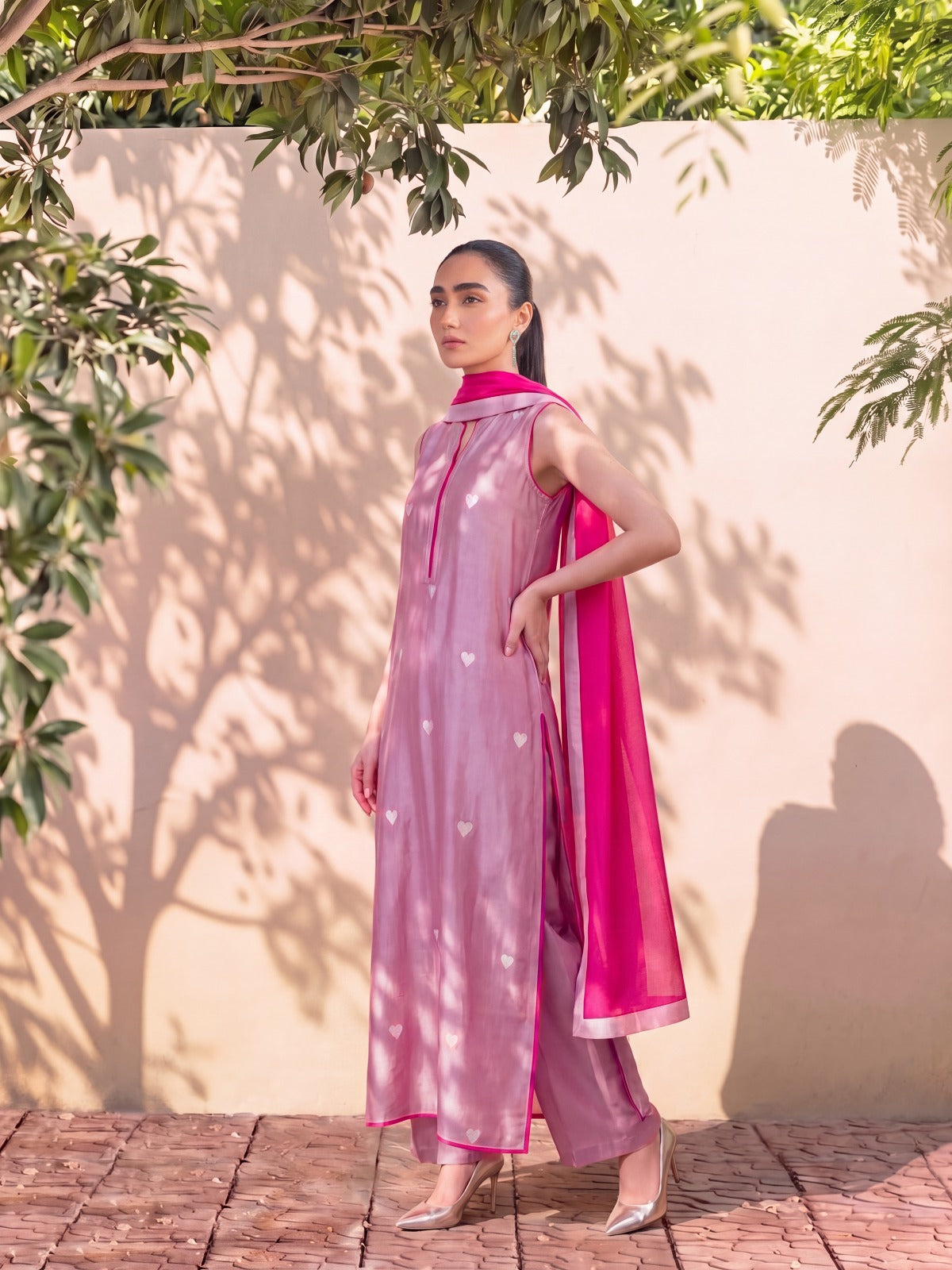 LINTA - LAVENDAR KURTA SET