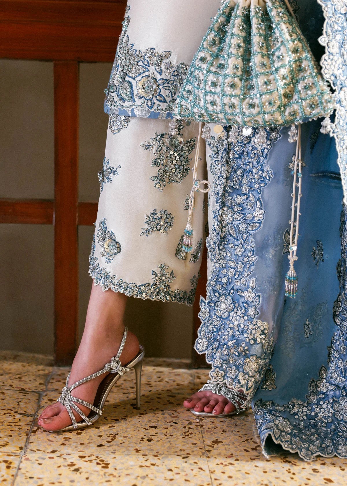 Ivory White - Silk Suit With Organza Dupatta | Ready To Wear