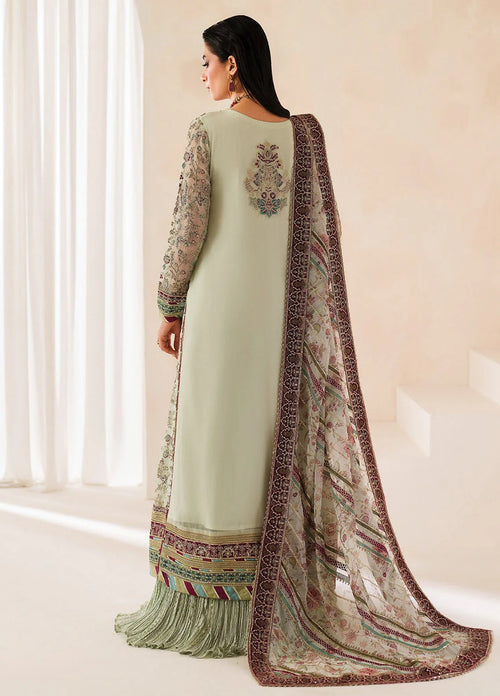 03-Piece Lawn Shirt With Embroidery  Ready To Wear